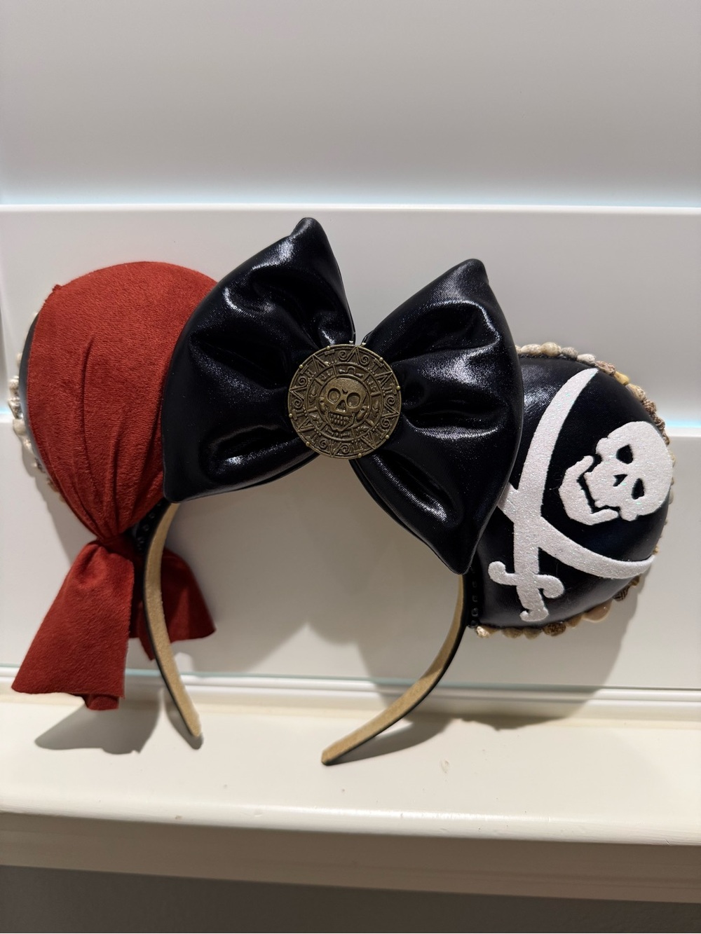 Pirates of the Caribbean-Inspired Minnie Mouse Ears (from Etsy) - NWOT